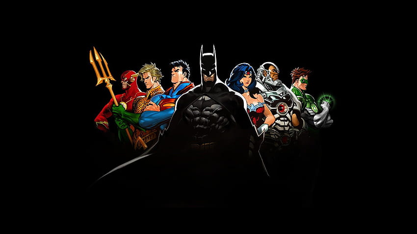 Justice League DC Black Tapeta HD