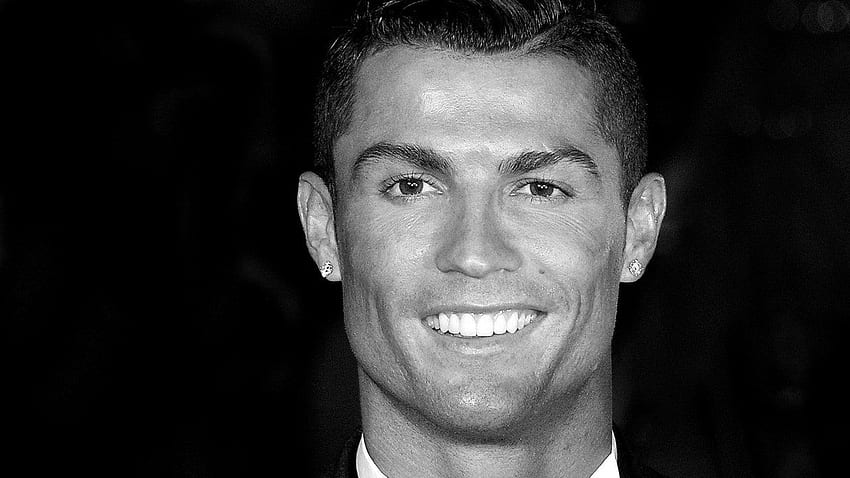 Cristiano Ronaldo kauft sehr teuren Jet, geht in 4 5 Jahren in den Ruhestand, CR7 Black and White HD-Hintergrundbild