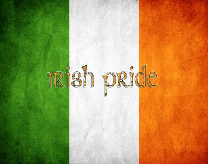Irish Pride, Saint Patricks Day, flag, Ireland HD wallpaper