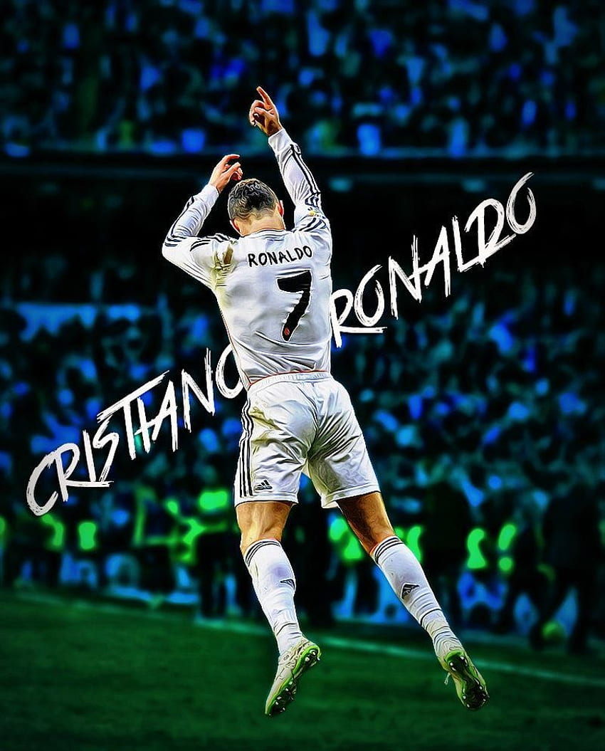 Celebración de Ronaldo, Celebración de Cristiano Ronaldo fondo de pantalla del teléfono