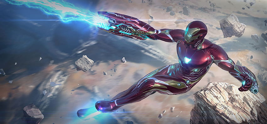 Avengers: Infinity War Art, Iron Man Mark 50 HD тапет