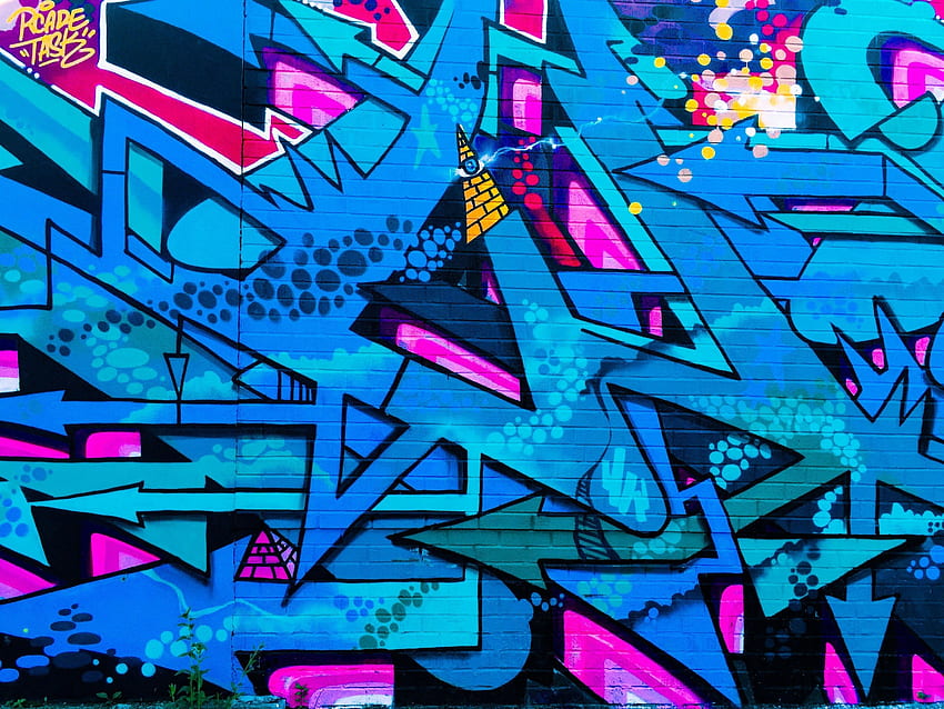 Art, mur, coloré, coloré, graffiti, urbain, art de la rue Fond d'écran HD