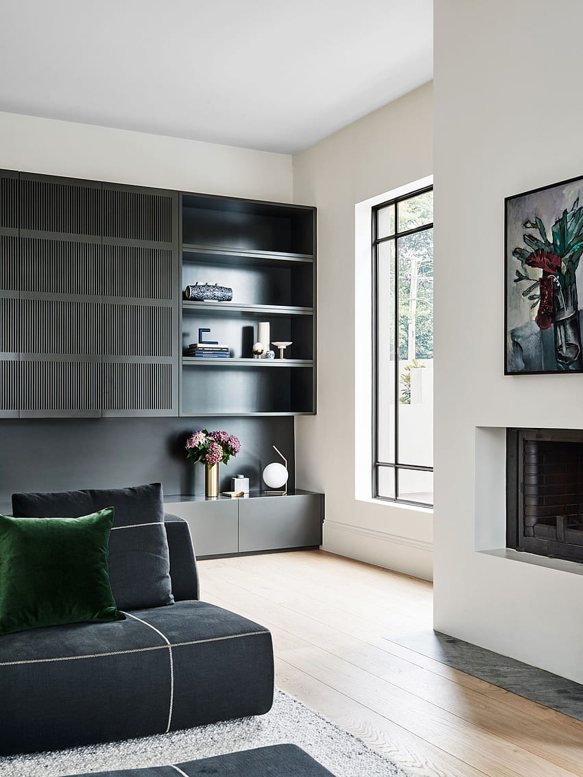 Ideas de sala de estar minimalista con estilo: consejos e inspiración para la decoración de la sala de estar moderna, minimalista elegante fondo de pantalla del teléfono