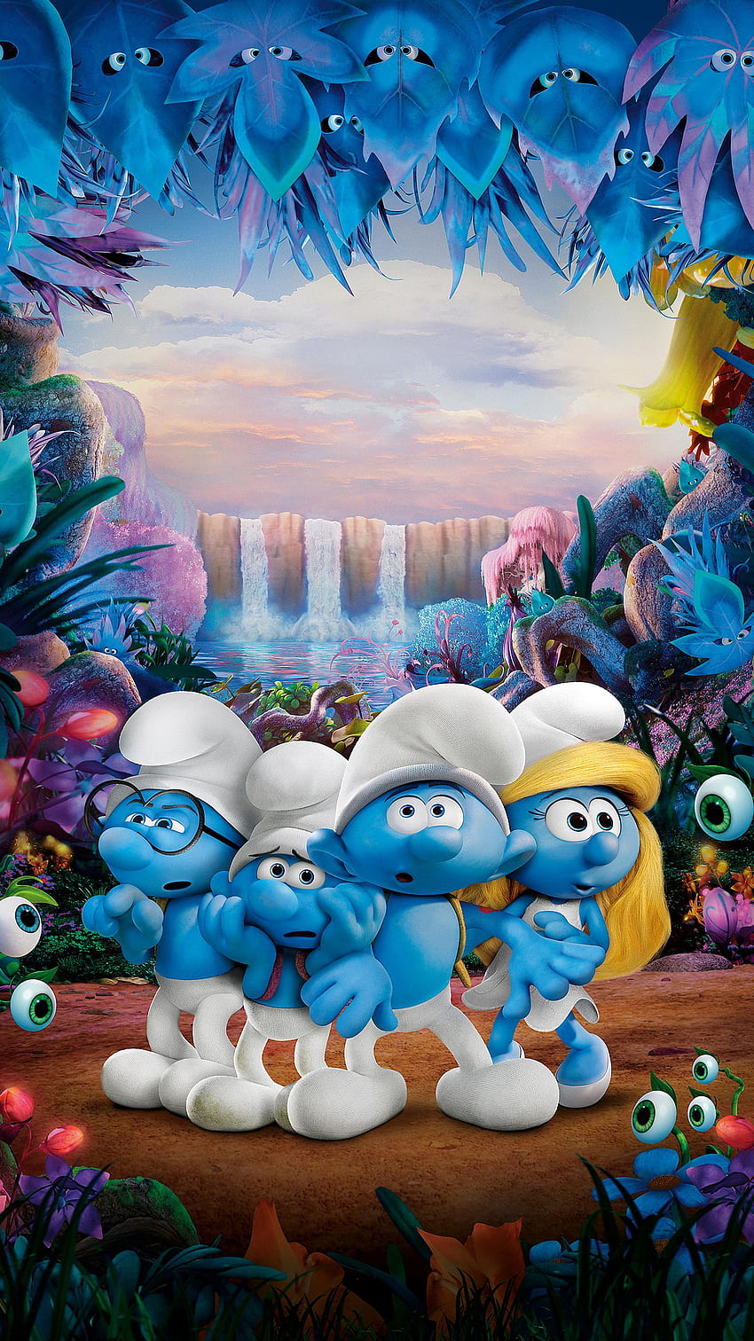 Smurfs: The Lost Village (2022) movie HD phone wallpaper