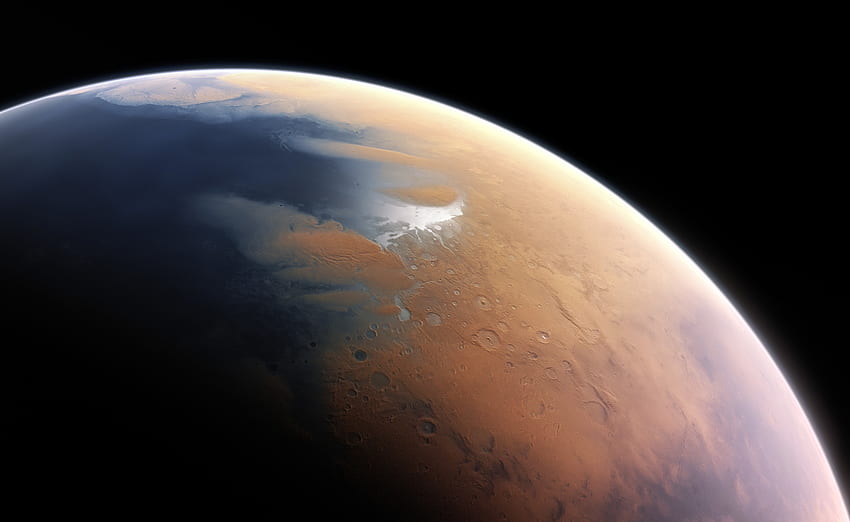 Марс, космос, повърхност, планета HD тапет