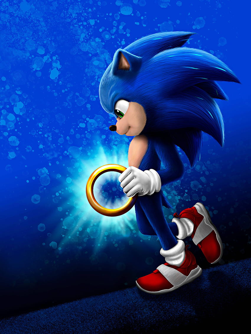 Sonic Hedgehog Baru, Film,, dan Latar Belakang, Sonic the Hedgehog Logo wallpaper ponsel HD