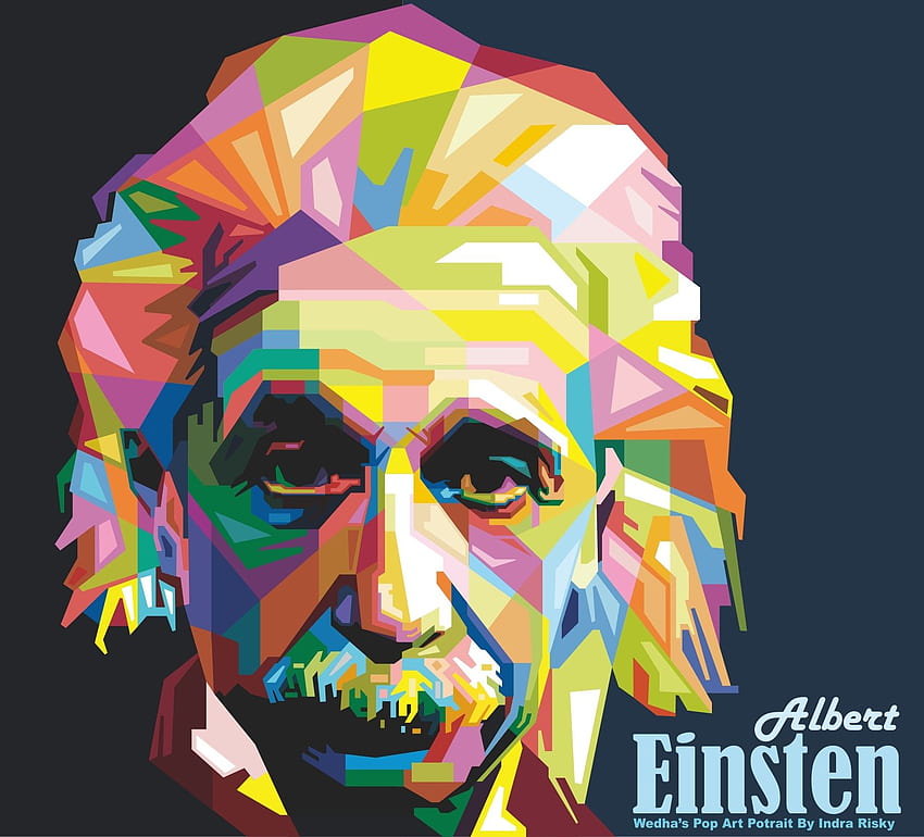 Pop art, Wpap art, Pop art portraits.at, Albert Einstein Art HD wallpaper