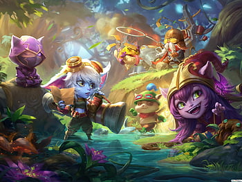 Video Game League of Legends: Wild Rift HD Wallpaper by Lion song