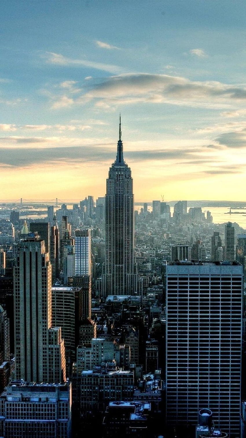 iPhone en vivo de la ciudad de Nueva York, estética de Nueva York fondo de pantalla del teléfono