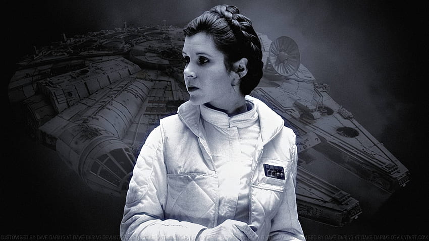 Carrie Fisher Putri Leia XXXIV Oleh Dave Daring Wallpaper HD
