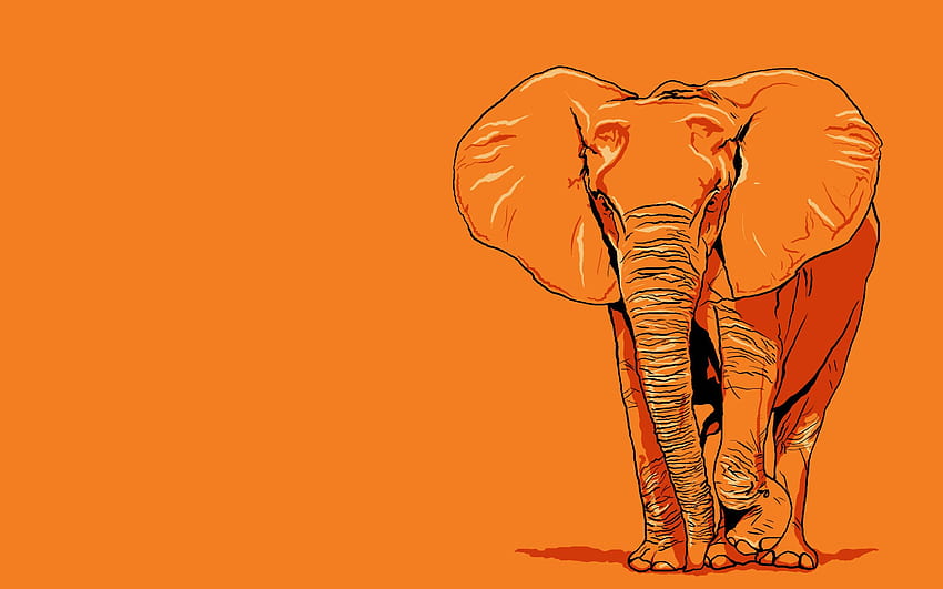 Elephant Art High Quality. Elephant art, Elephant , Elephant background, Simple Elephant HD wallpaper