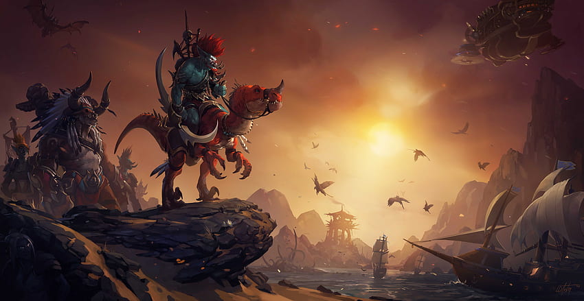 Wow, World of Warcraft BFA HD wallpaper