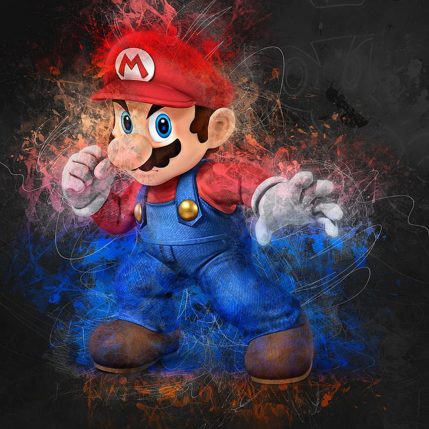 Mario Artwork iPad Air , , พื้นหลัง และ วอลล์เปเปอร์โทรศัพท์ HD