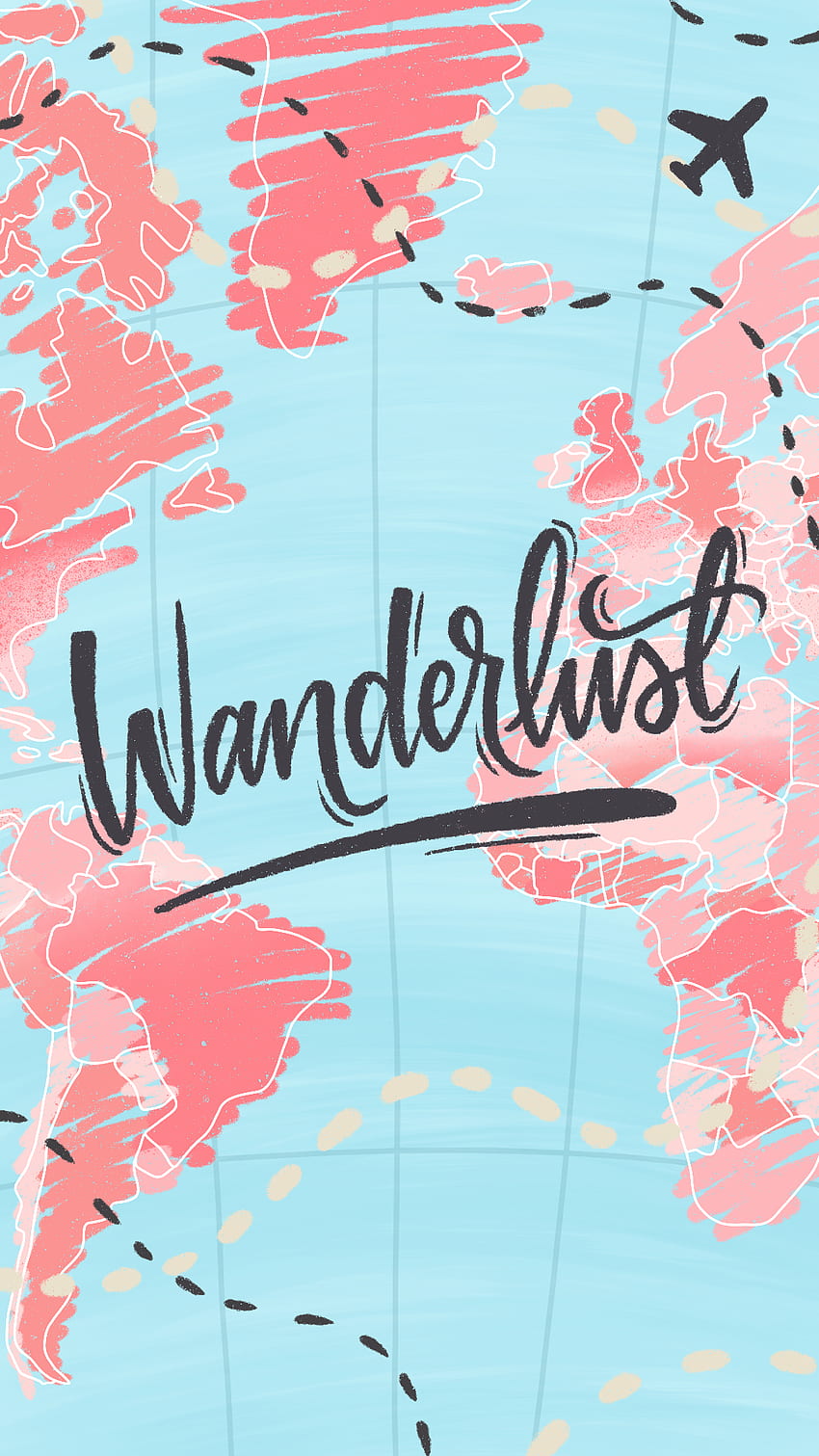 Wanderlust By Gocase, , Travel - Papel De Parede Wanderlust 2020'de harika. iPhone seyahati, Seyahat , iPhone vintage, Yol Haritası HD telefon duvar kağıdı