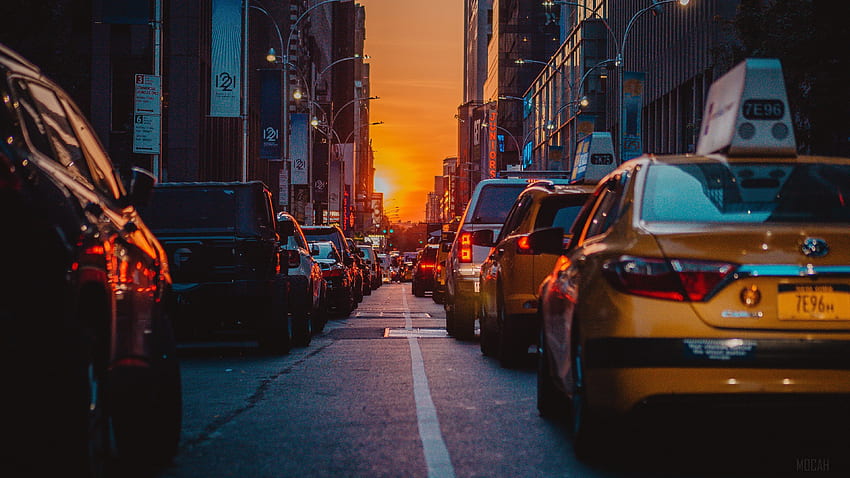 traffic, cars, city, new york, united states . Mocah HD wallpaper