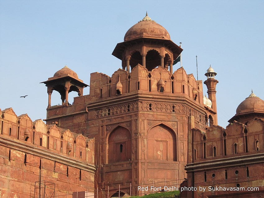 Red Fort Delhi, Monuments of India - Red Fort Delhi HD wallpaper
