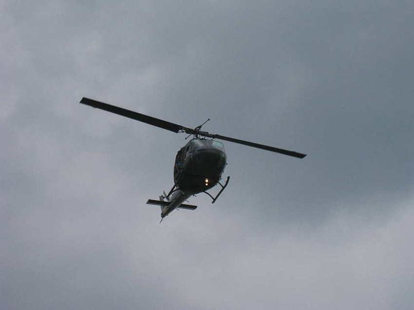 Helo im Flug, Flug, Helikopter, Copter, Chopper HD-Hintergrundbild