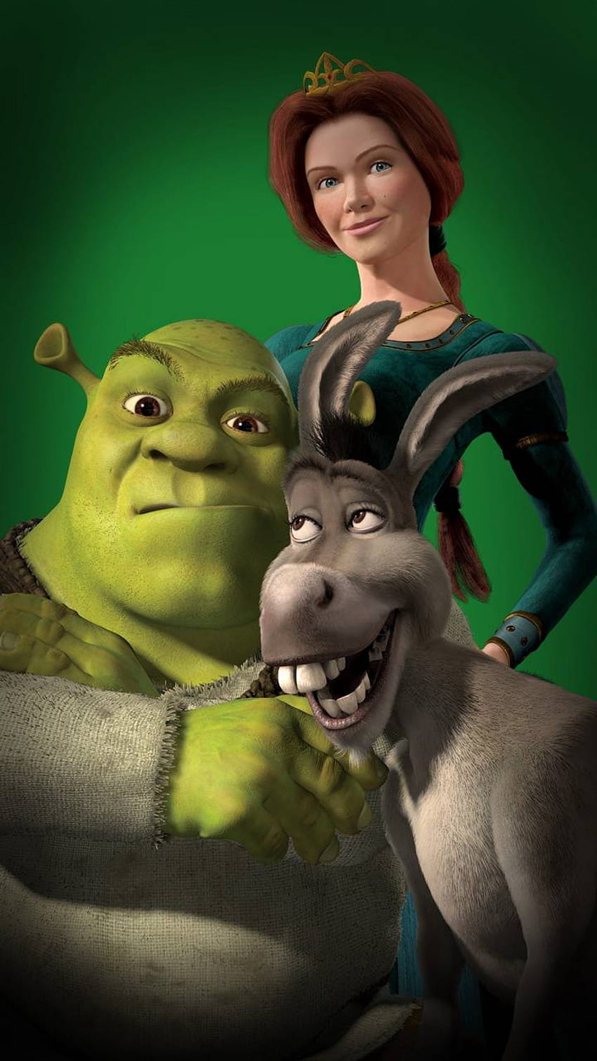 Shrek Keledai Fiona wallpaper ponsel HD