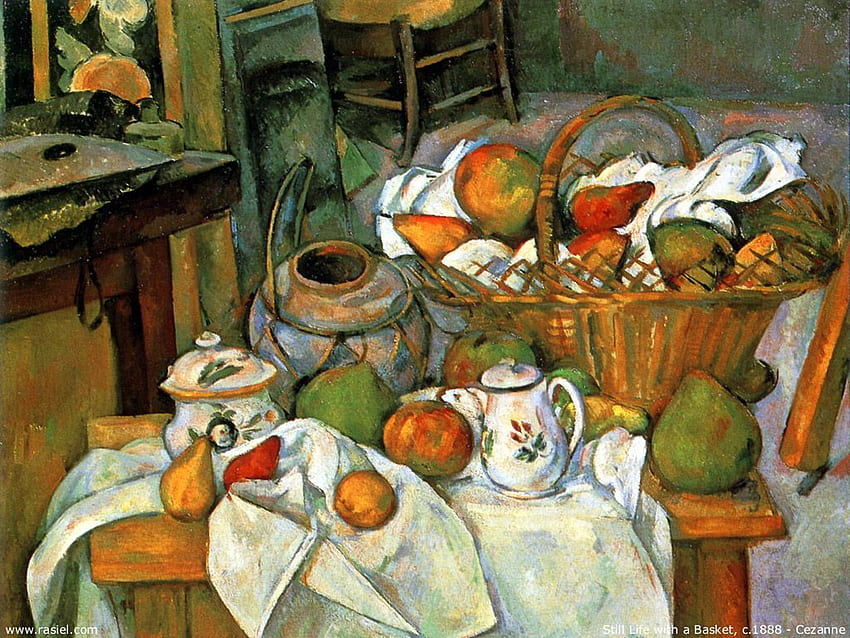 Sztuka światowej sławy: y olejne Paula Cezanne'a, Paul Cezanne Tapeta HD