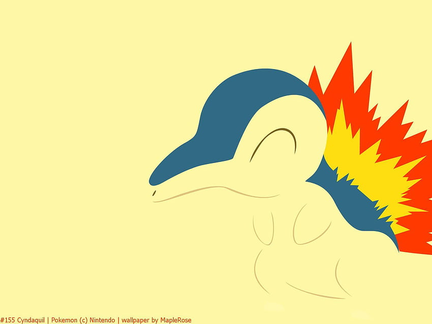 Download Cyndaquil Warming Up Wallpaper | Wallpapers.com