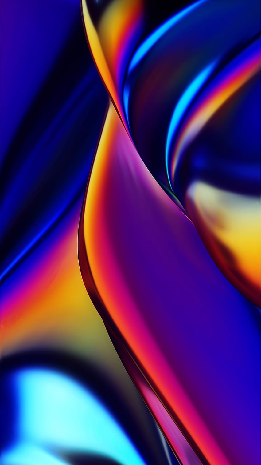 Glow, curves, abstraction, colorful HD phone wallpaper