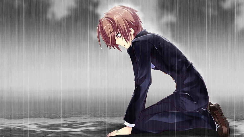 Anime Boy Sad Love, Sad Anime Guy HD wallpaper | Pxfuel