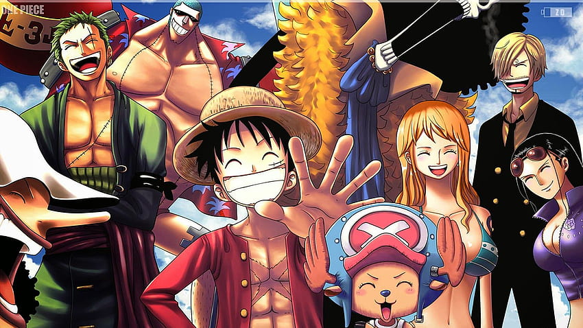 One Piece Straw Hat Pirates Logo HD wallpaper