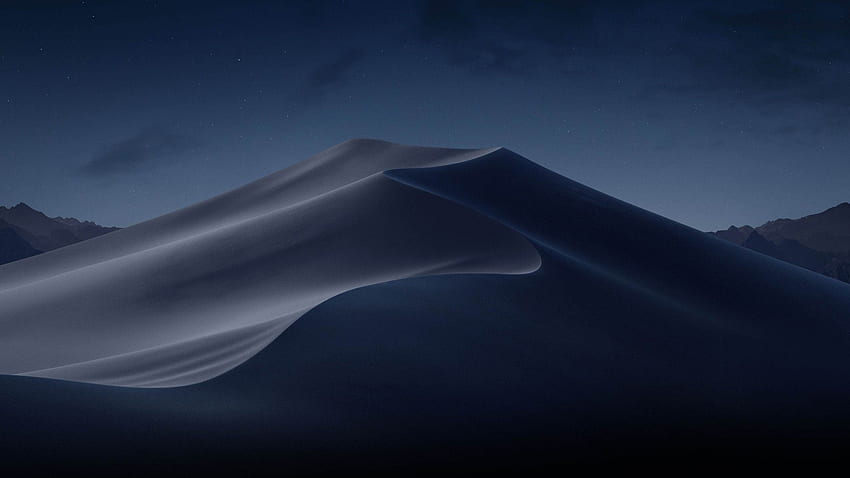 macOS Mojave, Night, Dunes, WWDC 2018, , OS, Ultra Mac HD wallpaper