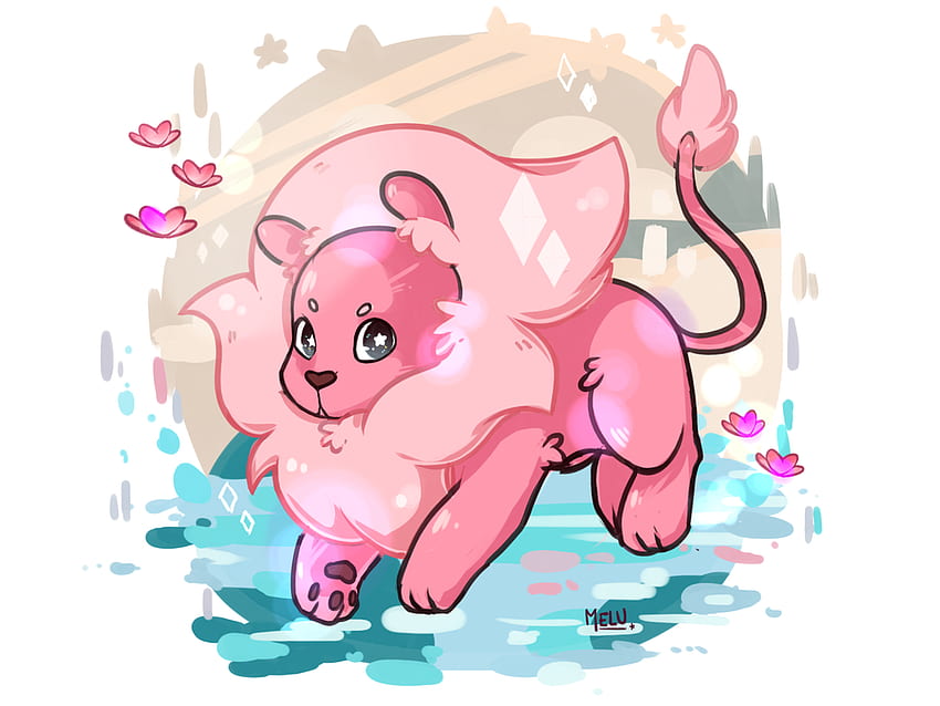 Lion Steven Universe -, Pink Lion HD wallpaper