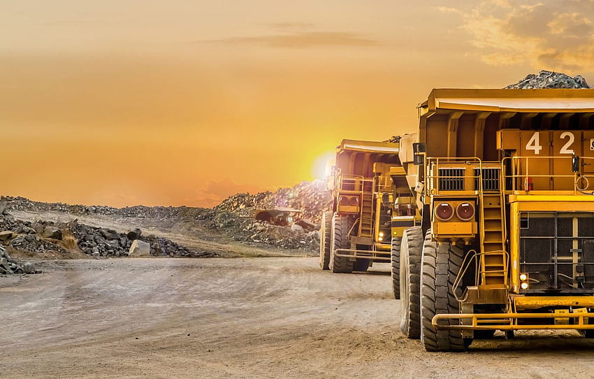 trucks, mine, mining for , section разное HD wallpaper
