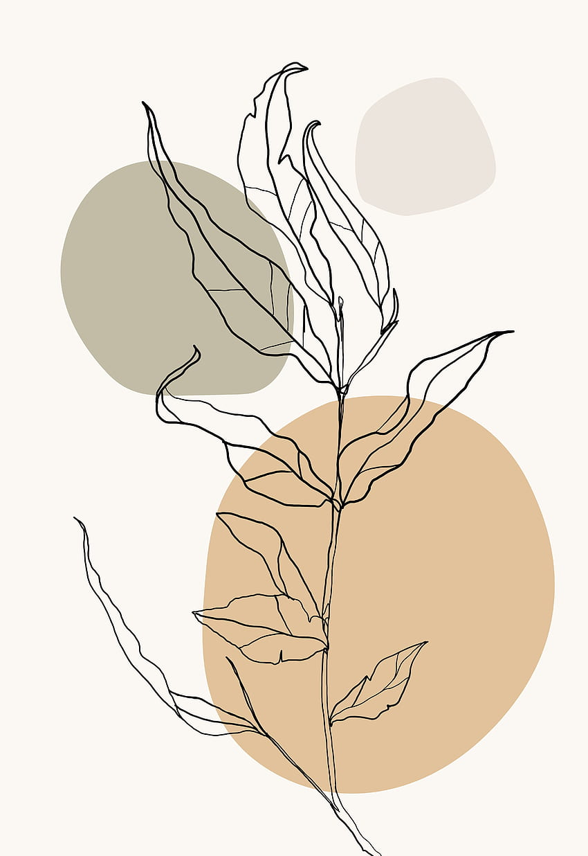 Eine Strichzeichnung Pflanzendruck Hauspflanzendruck abstrakte Kunst. Etsy. Strichzeichnungen, abstrakte Strichzeichnungen, Strichzeichnungen HD-Handy-Hintergrundbild