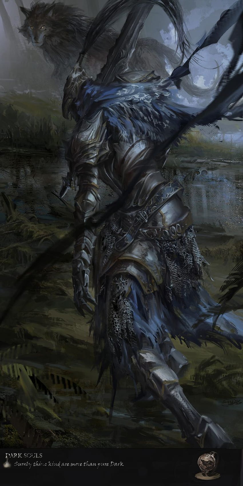 Artorias The Abysswalker, DS Characters, Dark Souls, Fandomoms, Knight Artorias HD phone wallpaper