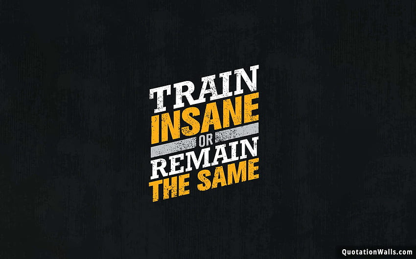 Train Insane Motivational For Mobile - Citazioni sulla palestra - Sfondo HD