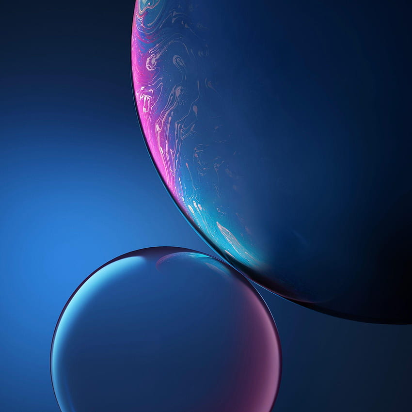 iPhone XR Bubbles, iPhone Sphere HD phone wallpaper