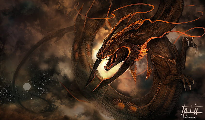 Dragon, dragon, art fantastique, Rayquaza, Mega Rayquaza Fond d'écran HD
