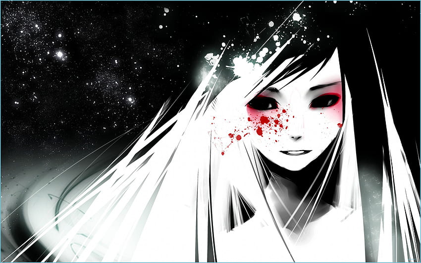 Creepy Anime - Top Creepy Anime Background - Creepy Anime Girl, Insane Anime Girl HD wallpaper