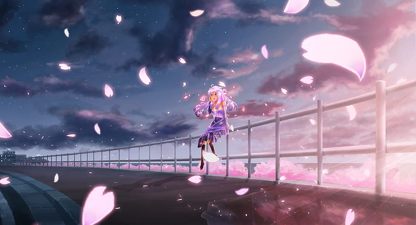 android girl sits under cherry blossom tree, anime, | Midjourney | OpenArt