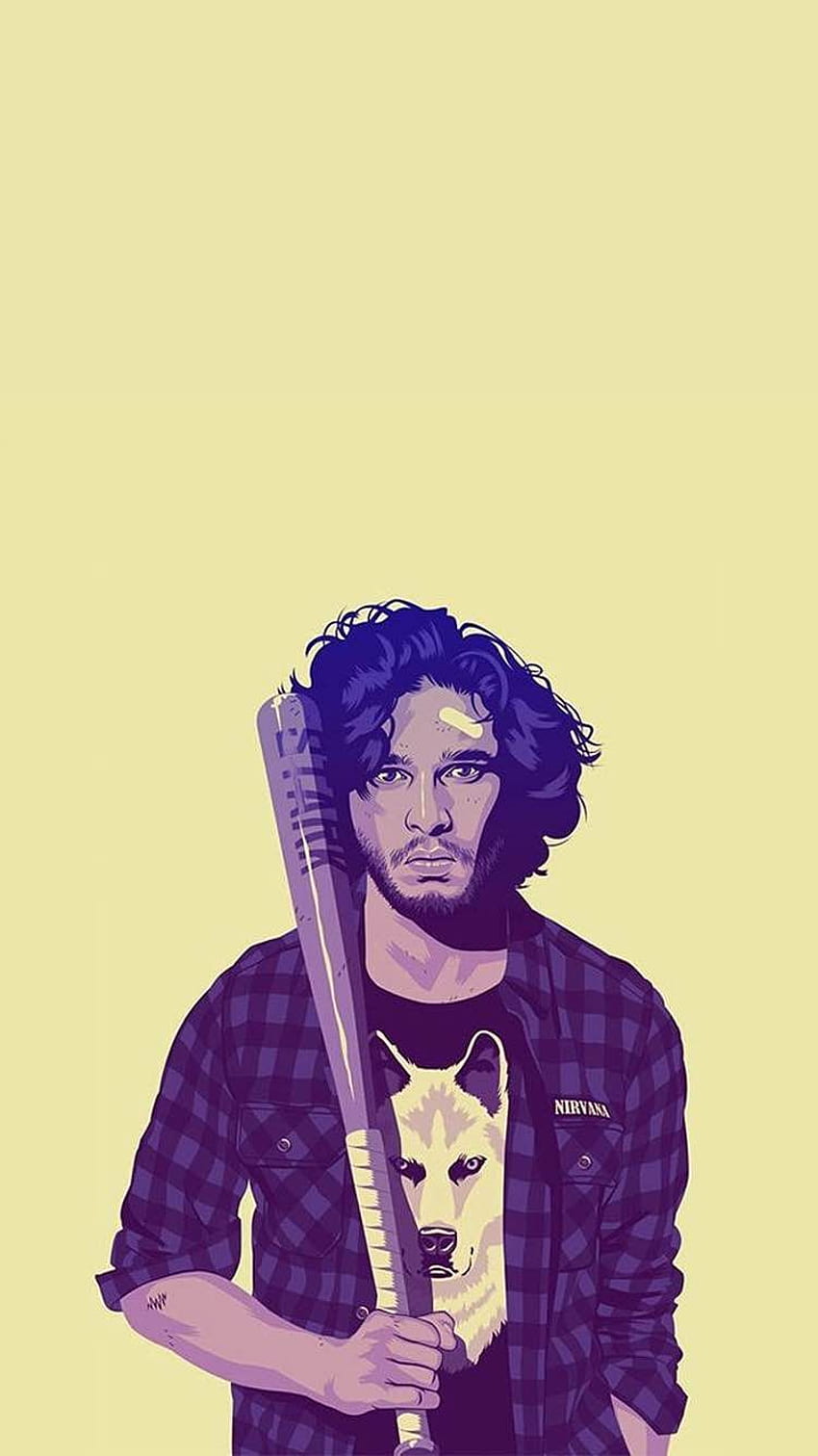 Keine Spoiler 90er Jon Snow iPhone. Game of Thrones 90er, Jon Snow Art, Game of Thrones Art, minimalistisches Game of Thrones Jon Snow HD-Handy-Hintergrundbild