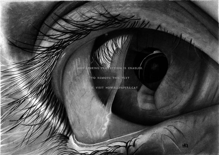 Sad Eye Sketch Abstract Art Tears People - -, Sad Eye Crying HD wallpaper