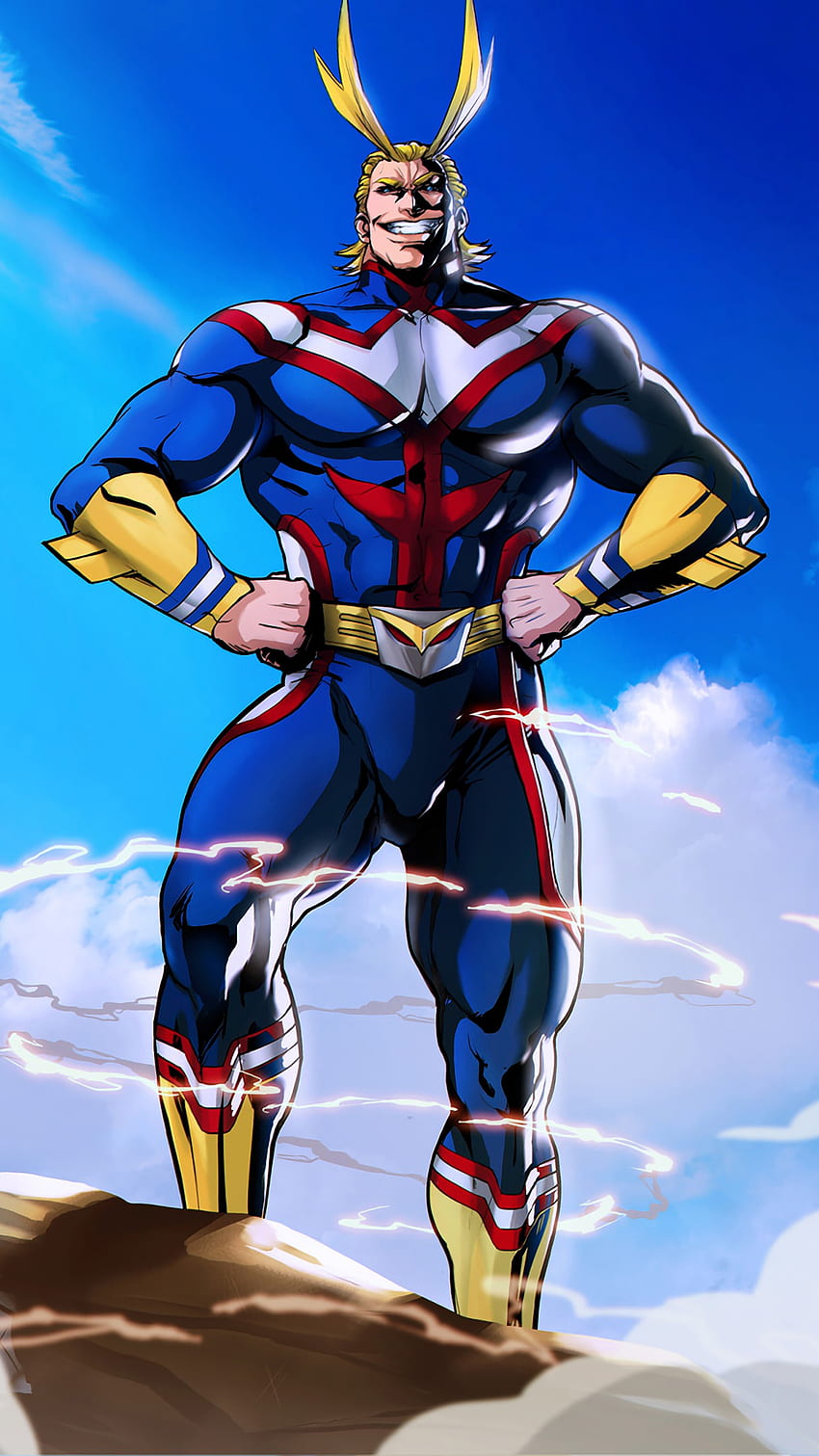 All Might, My Hero Academia, phone , , Background, and . Mocah HD phone wallpaper