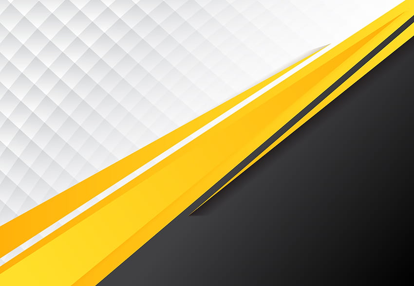 modello concetto aziendale giallo nero grigio e bianco contrasto. Vec. nero e blu, , arte grafica digitale Sfondo HD
