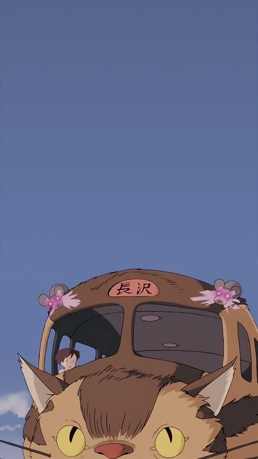 Satsuki & Catbus - My Neighbour Totoro HD phone wallpaper