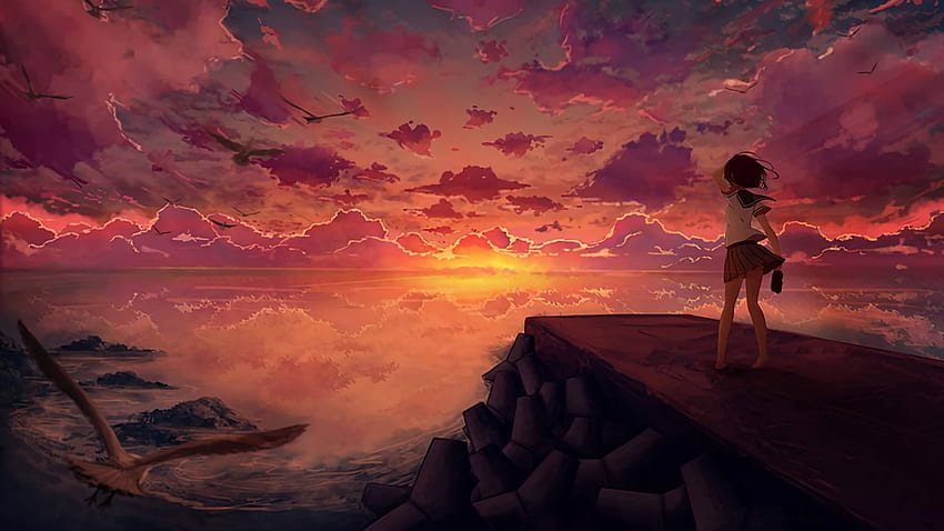 Red Sky Wallpaper by Haolang on DeviantArt