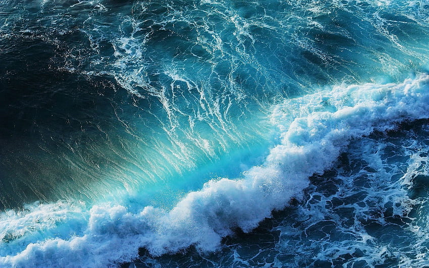 Blue Ocean もっと見る, Sea Waves 高画質の壁紙