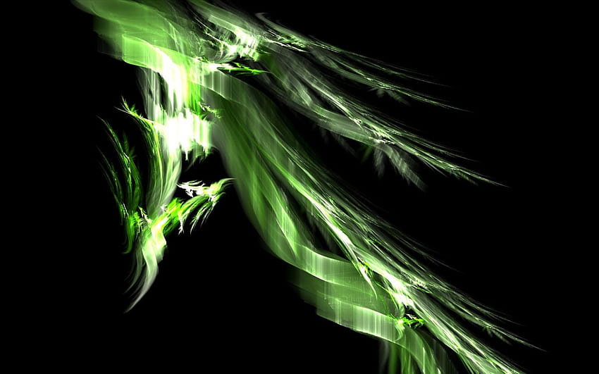 Abstract Dragon, Cool Green Dragon HD wallpaper