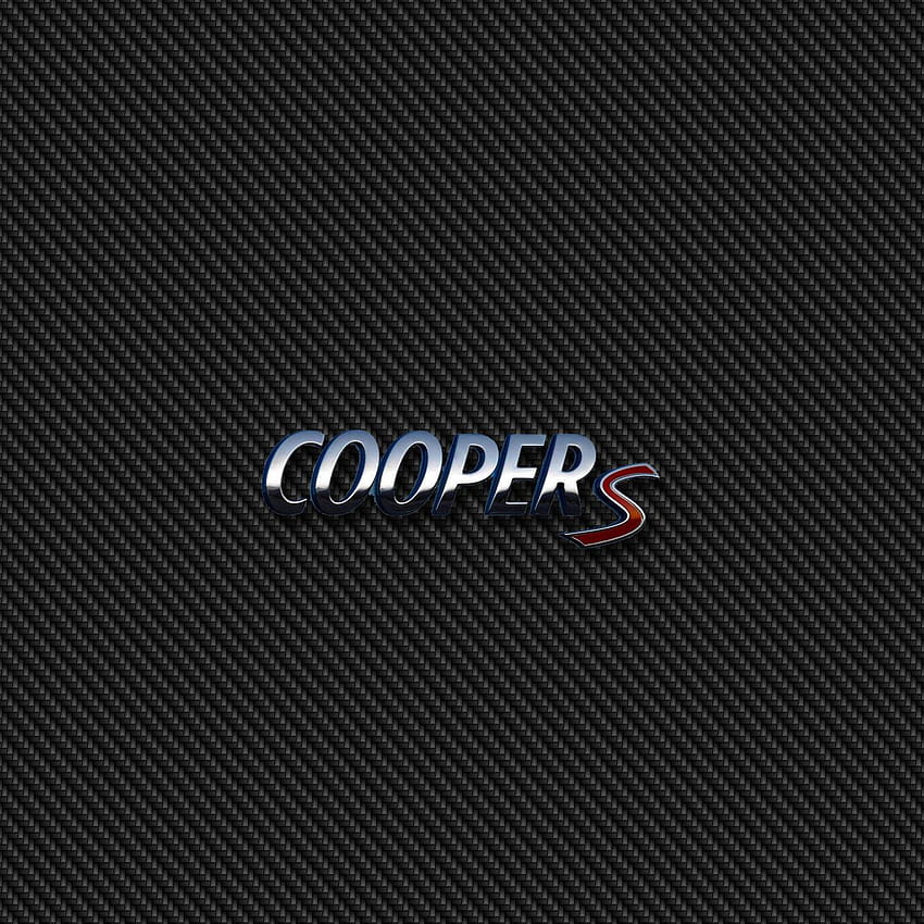 Mini Cooper S Carbon, лого на Mini Cooper HD тапет за телефон