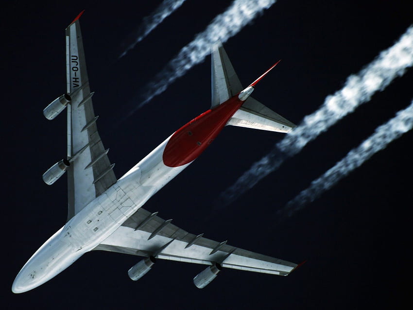 The Friendly Skies, avião a jato, voando, boeing, viagens aéreas papel de parede HD