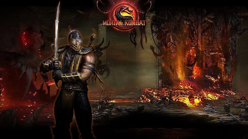 Mk9 Scorpion By Sakis25. Mortal, Mortal Kombat 9 HD wallpaper