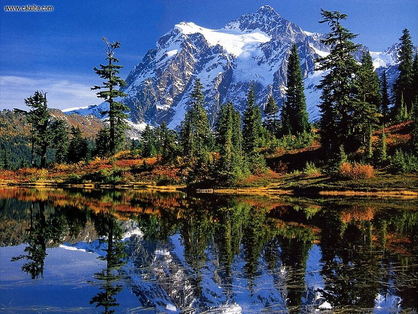 Mt Shuksan, WA. Fifty Nifty United States. Nature, Pacific Northwest Scenery HD wallpaper