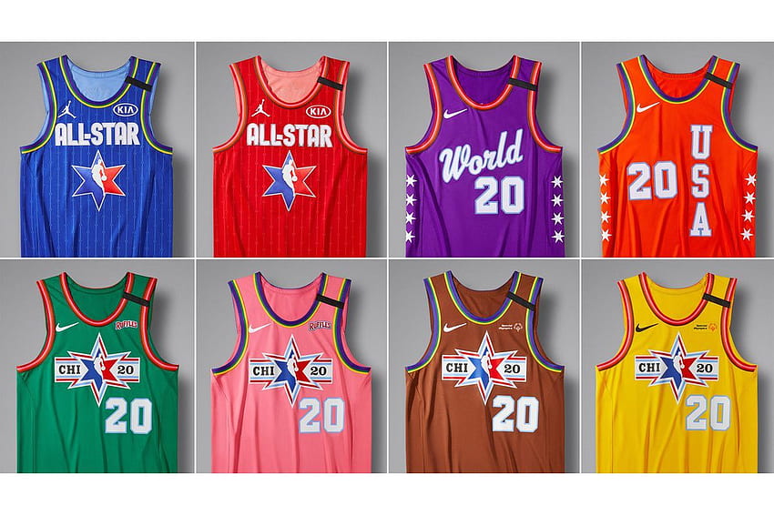 NBA All Star 2020: The 8 Different Jerseys Colors You'll See, NBA All-Star 2020 HD wallpaper
